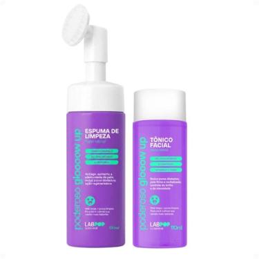 Imagem de Kit LabPop by Labotrat Poderoso Glow Up: Espuma de Limpeza e Tônico Fa