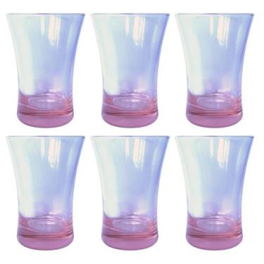 Imagem de Jogo com 6 Copos Vidro Pasabahce Salmão 210ml - Fullfit