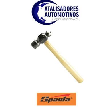Imagem de Martelo bola com cabo de madeira polida 800g-Sparta
