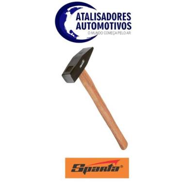 Imagem de Martelo pena cabo de madeira 400g -SPARTA