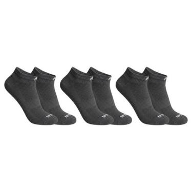 Imagem de Kit 3 Pares Meia Cano Curto Invisível Up Performance Dry Tecido Ventil