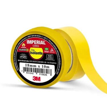 Imagem de Fita Isolante Imperial 18mm x 10m Amarelo - 3M
