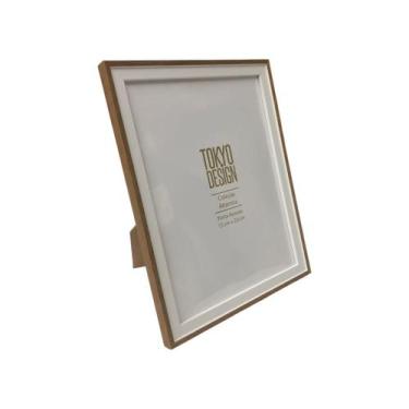 Imagem de Porta Retrato 15x20 Palmira Textura Madeira MDF Design Tokyo Cor:Madei