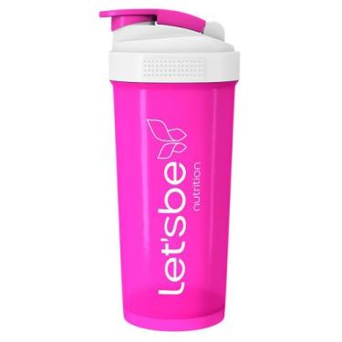 Imagem de Coqueteleira 600ml Pink e Branco - LetsBe Nutrition