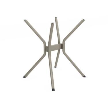 Imagem de Base de Metal para Mesa de Jantar 60cm Loire Cinza/Nickel - Kappesberg