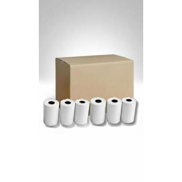 Imagem de Bobina Papel Térmico 57mm 15m - Pacote com 70 Unidades - Congratulatio
