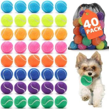 Imagem de Bolas de Tênis para Cães Zeefpod 40 Unidades 5 cm Pequenas e Seguras c