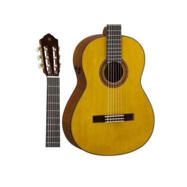 Imagem de Violao Yamaha CG-TA NT TransAcoustic Tampo Sólido Nylon Elétrico Natur