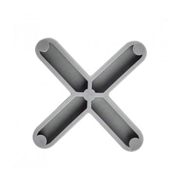 Imagem de Espaçador Juntapiso Polipropileno 6mm 100 Peças Cinza Cortag 3.5CM