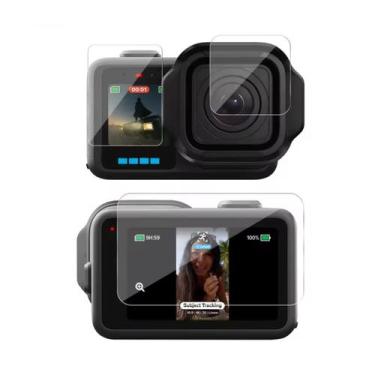 Imagem de Kit Películas Vidro (Lente + LCDs) para GoPro Serie Mission 1 - Shoot