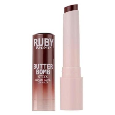 Imagem de Gloss Stick Ruby Kisses Butter Bomb - KISS NEW YORK, Cor 8 Lava Cake