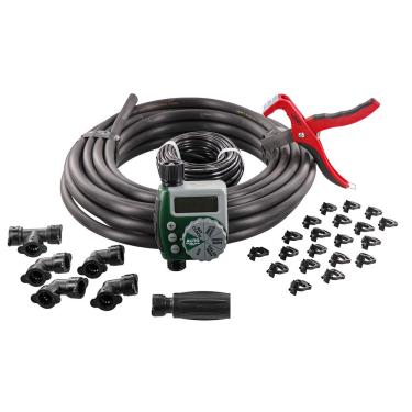 Imagem de Orbit 61014 Kit de irrigação de gotejamento para torneira de jardim, verde, cinza