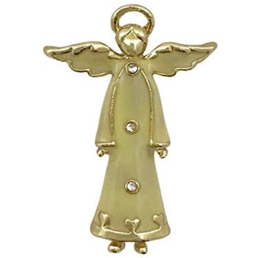 Imagem de BANBERRY DESIGNS Broche de joias de anjo da guarda em caixa de presente de metal esmaltado acentuado com pedras preciosas – presente de apreciação para enfermeiras, primeiros socorristas ou profissionais de saúde