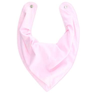 Imagem de Babador Bandana Forro Impermeável, Rosa Bebê, Yandoo, Rosa