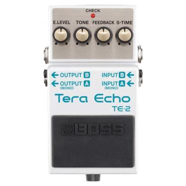 Imagem de Pedal Boss Te2 Tera Echo Efeito De Ambiência Stéreo Te-2