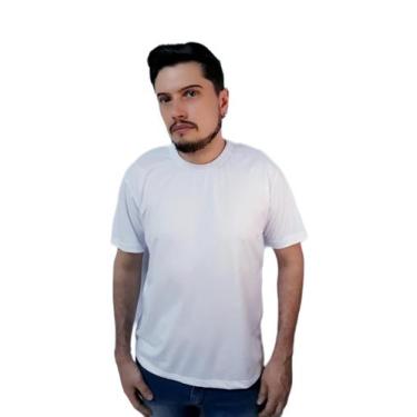 Imagem de Camiseta Branca Malha Fria Kit 10 Unidades - Sconderijo