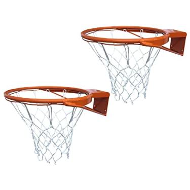 Imagem de Kit Férias 2 Aros De Basquete Medida Oficial Fiba Altmayer AL238