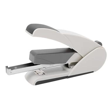 Imagem de Grampeador, Mini Grampeador Moderno Profundidade de Inserção 50mm 24/6 26/6 Pino 100 Pino Grande Capacidade para Mesa 5652 branco (cinza)