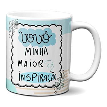 Imagem de Caneca Feliz Dia Dos Avós Vovô Minha Maior Inspiração (Branca)