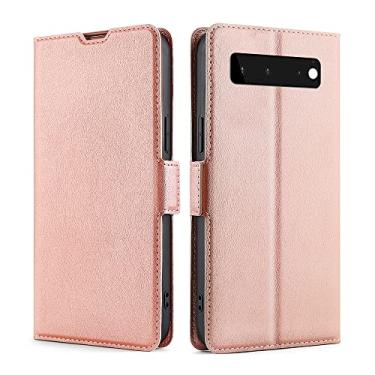 Imagem de For Google Pixel 6 Ultra-thin Voltage Side Buckle PU + TPU Horizontal Flip Leather Case with Holder & Card Slot