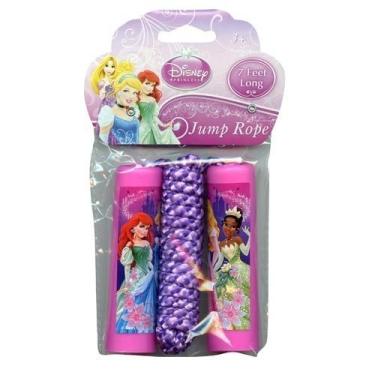 Imagem de Disney Princess Belle, Aurora, Rapunzel, Ariel Pink Jump Rope [Holiday Gifts]