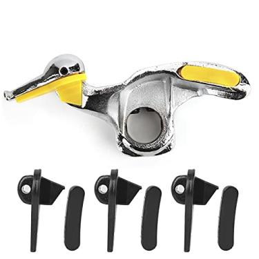 Imagem de Trocador de pneus montado em aço inoxidável carro trocador de pneus desmontado acessórios de cabeça de pato com almofadas de proteção(30mm)