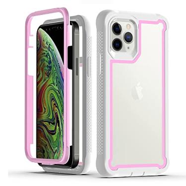 Imagem de Capa de telefone à prova de choque de grau militar para iphone13 12 11 pro max xr xs max x 14 plus armadura transparente capa de corpo inteiro, t5, para iphone 14pro