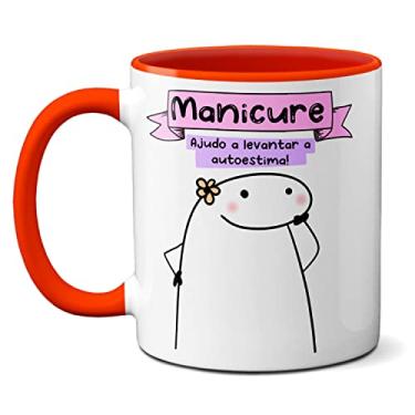 Imagem de Caneca Manicure Esmalte: Quanto Mais Eu Tenho Mais Eu Quero (Vermelha)