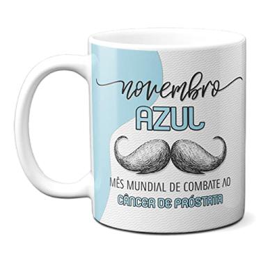 Imagem de Caneca Novembro Azul Mês Mundial Do Combate À Próstata (Branca)