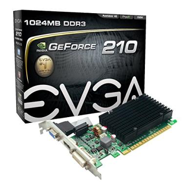 Imagem de Placa de Vídeo EVGA Geforce GT210, 1Gb, DDR3, 64 Bits, Modelo 01G-P3-1313-KR