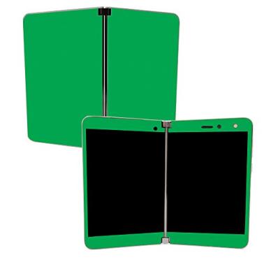 Imagem de Película MightySkins para Microsoft Surface Duo – Verde sólido | Capa protetora durável, e exclusiva de decalque de vinil | Fácil de aplicar, remover e mudar estilos | Feito nos EUA