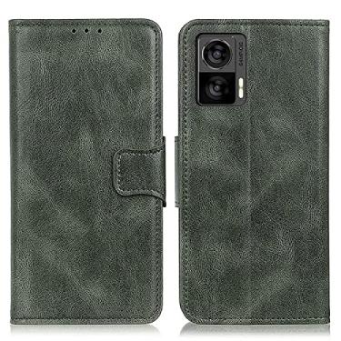Imagem de capa de proteção contra queda de celular Para Motorola Edge 30 Neo Mirren Texture Leather Case