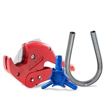 Imagem de Kit Tesoura Pex + Escareador De Tubos + Mola 20mm