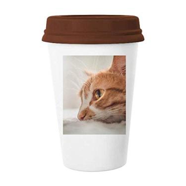 Imagem de Caneca de foto de gato puro animal caneca copo de cerâmica copo copo de café