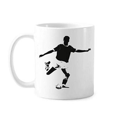 Imagem de Caneca de tiro de futebol de cerâmica copo de porcelana para café da Physical Education