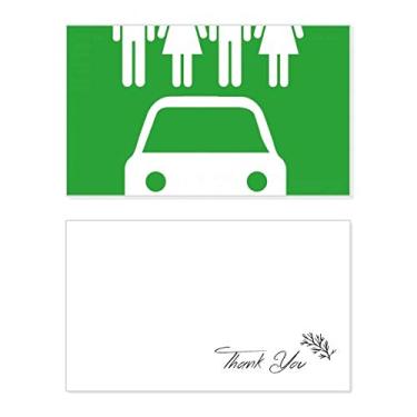 Imagem de Quatro pessoas de veículos energéticos protegem o meio ambiente cartão de agradecimento aniversário aniversário agradecimento casamento