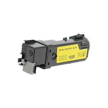 Imagem de Clover Cartucho de toner de substituição para Dell 310-9062, KU054, 310-9063, TP114 | Amarelo