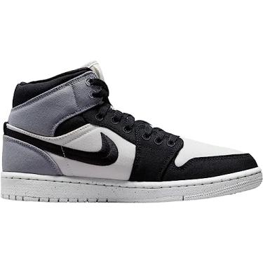 Imagem de Nike Tênis feminino Air Jordan 1 Mid, Sail Black Lt Steel Grey, 42