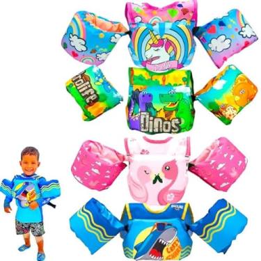 Imagem de Colete Boia De Braço Infantil Não fura Aprovado Pela Marinha (Unicórnio)