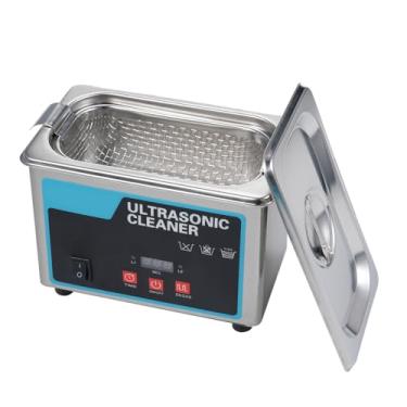 Imagem de CIADAZ Limpador ultrassônico de joias 0,8L Máquina de limpeza profissional com cesto de limpeza para óculos de joias Instrumentos odontológicos Anéis Peças de diamante Relógio de placa de circuito