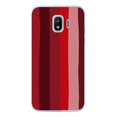 Imagem de Capa Case Capinha Samsung Galaxy  J2 Pro Arco Iris Vermelho - Showcase