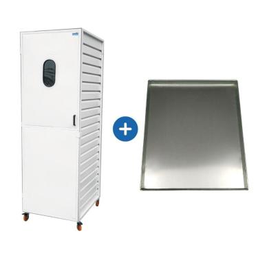 Imagem de Armário Vazio Padaria Panificadora Com 20 Assadeiras Lisas 58X70 Pintura Epoxi - Innal