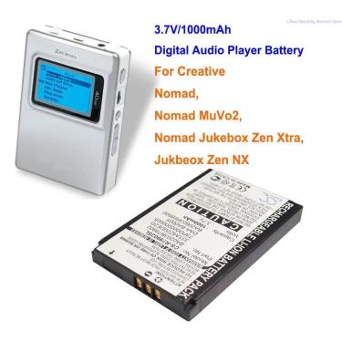 Imagem de Cameron sino 1000mah media player bateria para criativo jukbeox zen nx  nomad  nomad jukebox zen