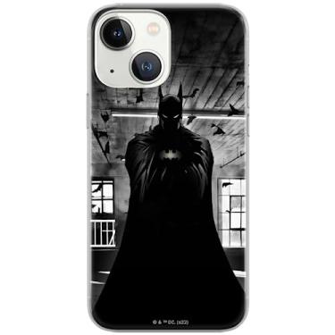 Imagem de ERT GROUP Capa para celular iPhone 13 Mini original e oficialmente licenciada DC Batman 068 perfeitamente compatível com o formato do celular, capa de TPU