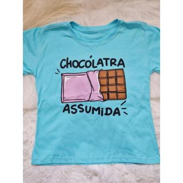 Imagem de A-Lows R&L camiseta feminina de estampada de chocolate