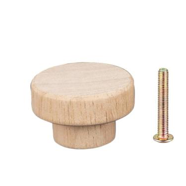 Imagem de Puxadores de gaveta redondos feitos à mão armários cômoda puxadores de porta de armário de cozinha para móveis, a, 12 peças