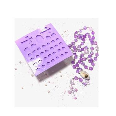 Imagem de Confeitaria dos Moldes, R247 Molde de silicone terço religião resina