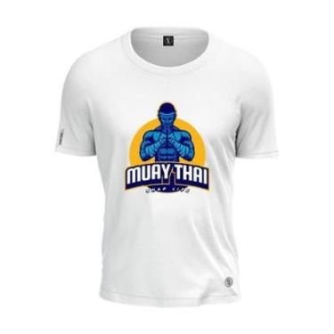 Imagem de Camiseta Básica Lutador Muay Thai Lutador Arte Marcial-Unissex