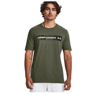 Imagem de Camiseta Under Armour Camo Chest Stripe Masculina - Verde GG-Masculino