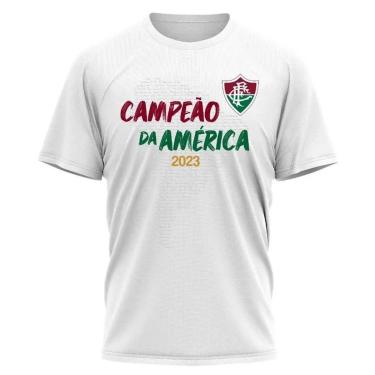 Imagem de Camiseta Braziline Fluminense ADT Libertadores - Branco-Unissex
